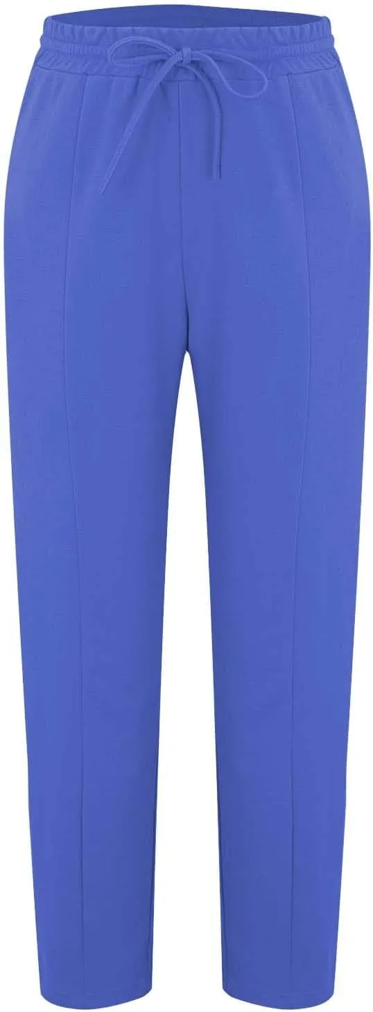 Wide Leg Harem Pants for Women Cotton Linen Casual High Waisted Trousers with Pockets Loose Fit Beach Palazzo Pants