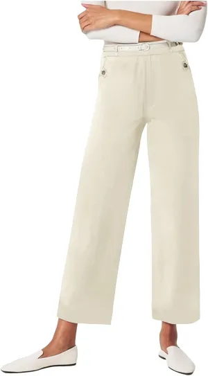 Wide Leg Pants for Women Winter ightweight Hiking Pants with Pockets Solid Color Elastic Waist