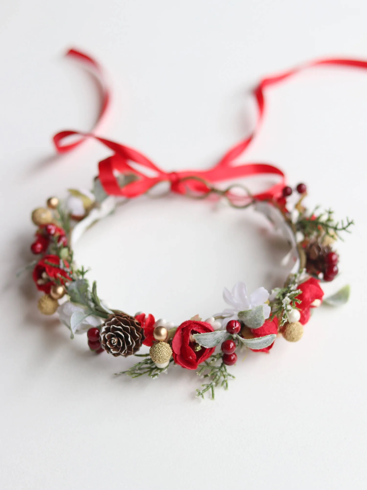 Winter flower crown