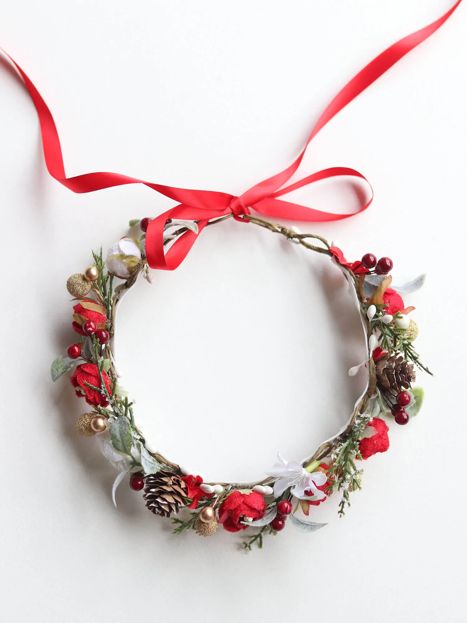 Winter flower crown
