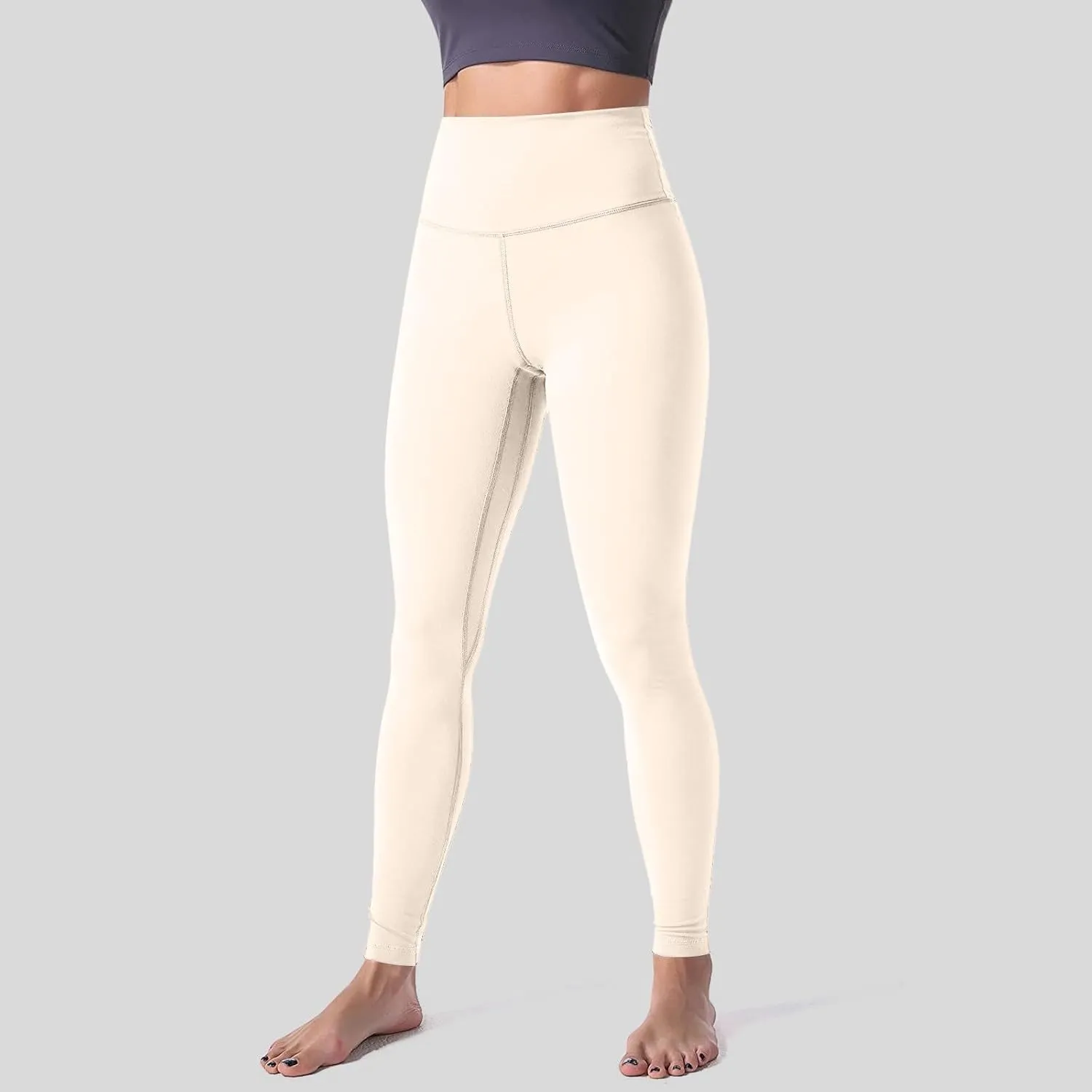 Women High Waisted Leggings Stretch Slim Butt Lifting Yoga Pant Through Tummy Control Sport Gym Lounge Tights Trouser