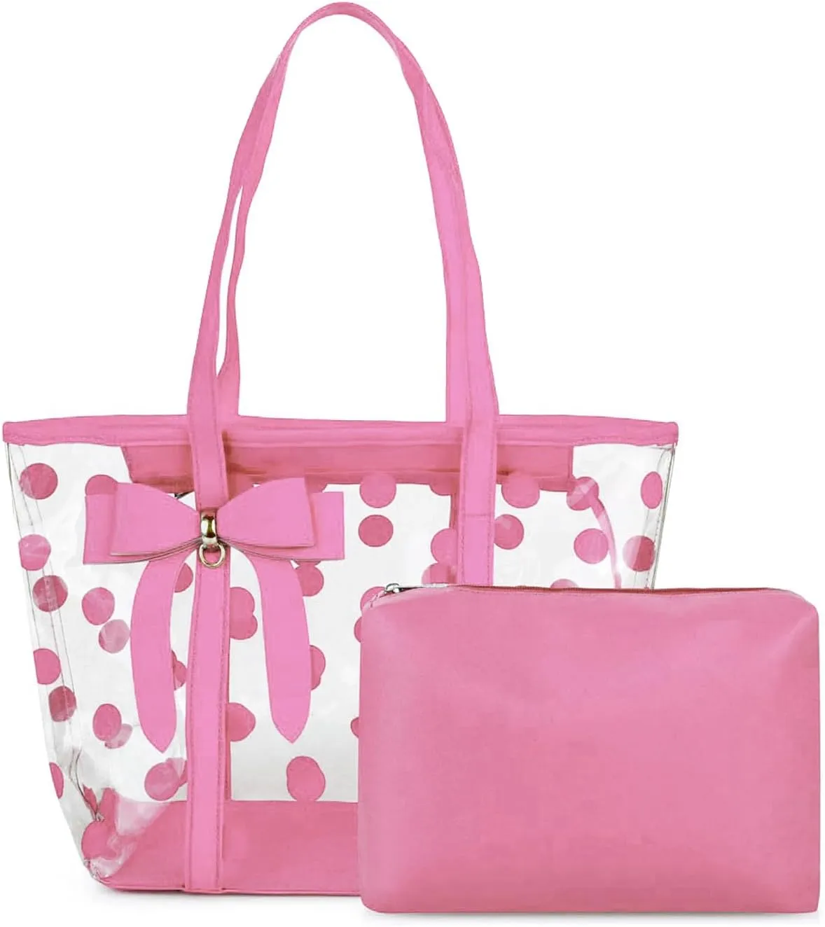 Women's Clear Tote Bags Multi-Use Shoulder bag Handbag Beach bag Shopping Bag