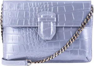 Womens Leather Clutch Cross Body Shoulder Printed Cowhide Bag