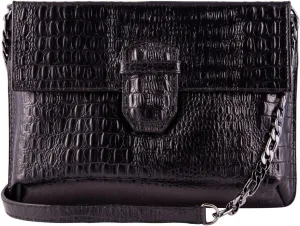 Womens Leather Clutch Cross Body Shoulder Printed Cowhide Bag
