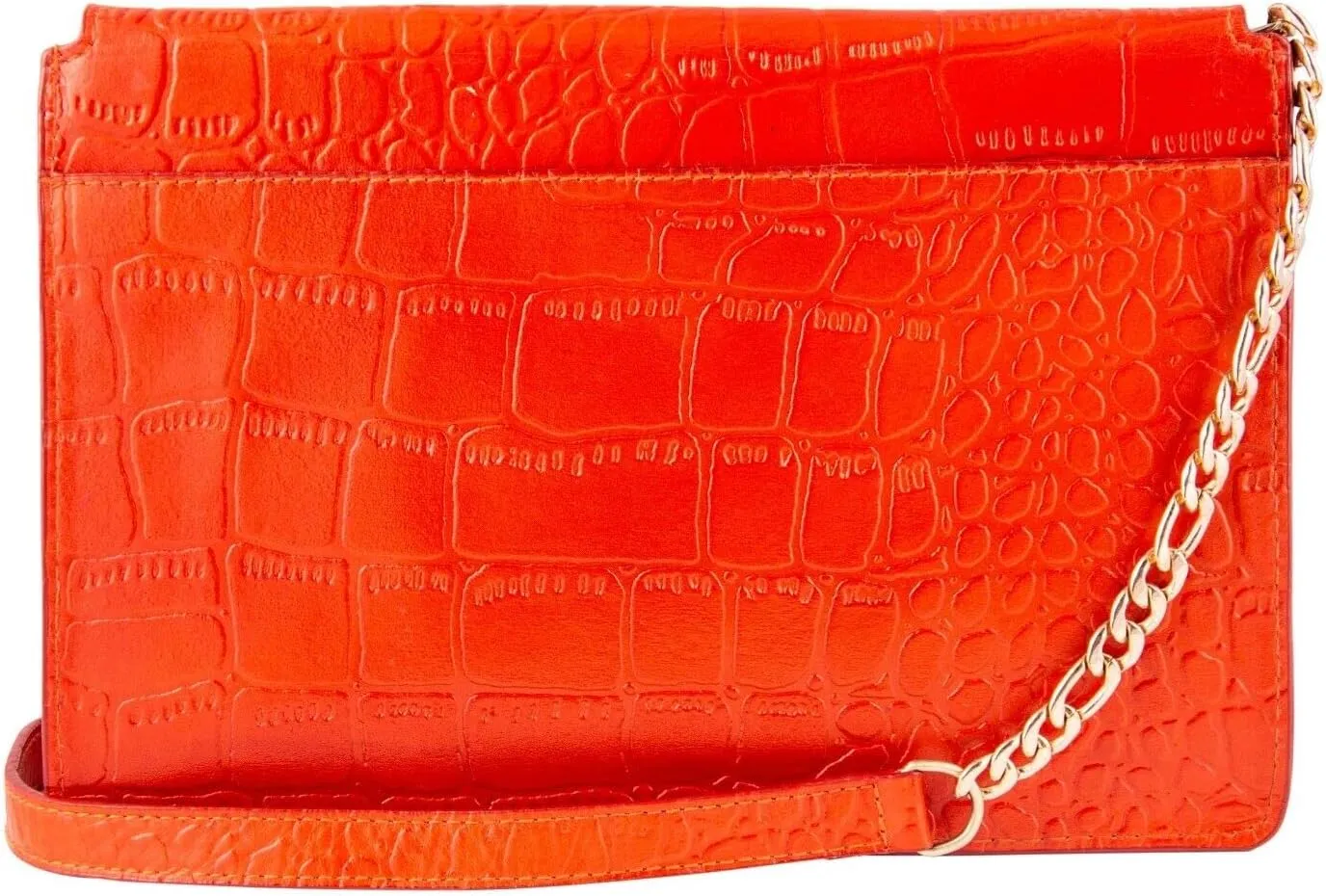 Womens Leather Clutch Cross Body Shoulder Printed Cowhide Bag