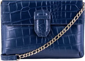 Womens Leather Clutch Cross Body Shoulder Printed Cowhide Bag