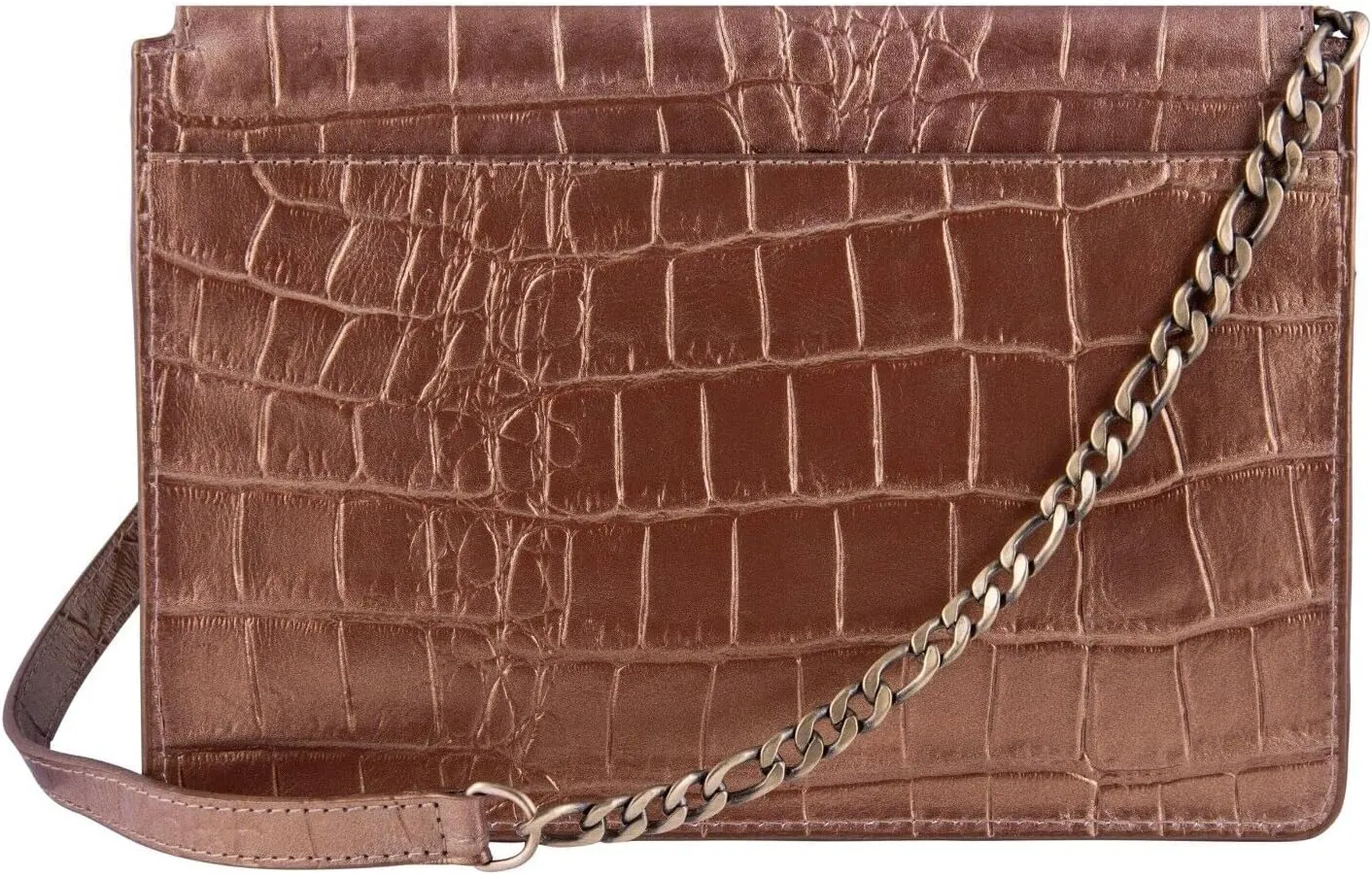 Womens Leather Clutch Cross Body Shoulder Printed Cowhide Bag