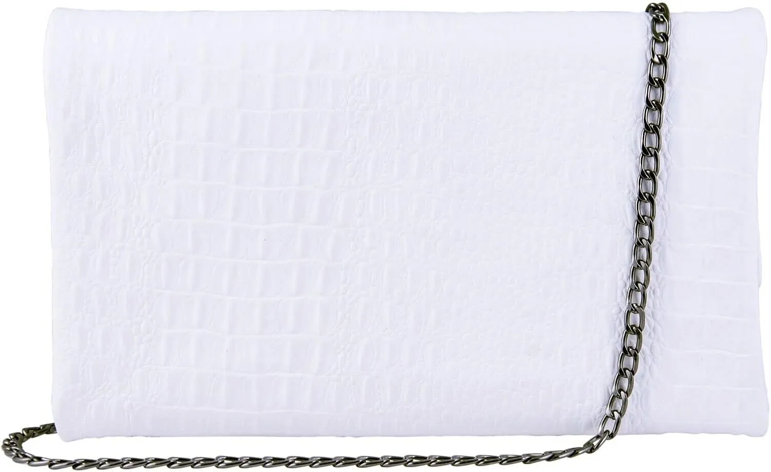 Womens Leather Clutch Shoulder Cross Body Printed Cowhide Bag