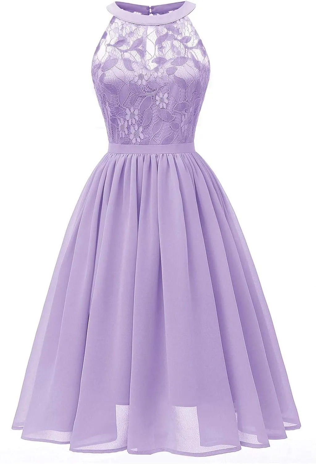 Womens Teen Girls Lace Patchwork Sleeveless Sundress Summer Prom Party Cocktail Mini Skater Dress
