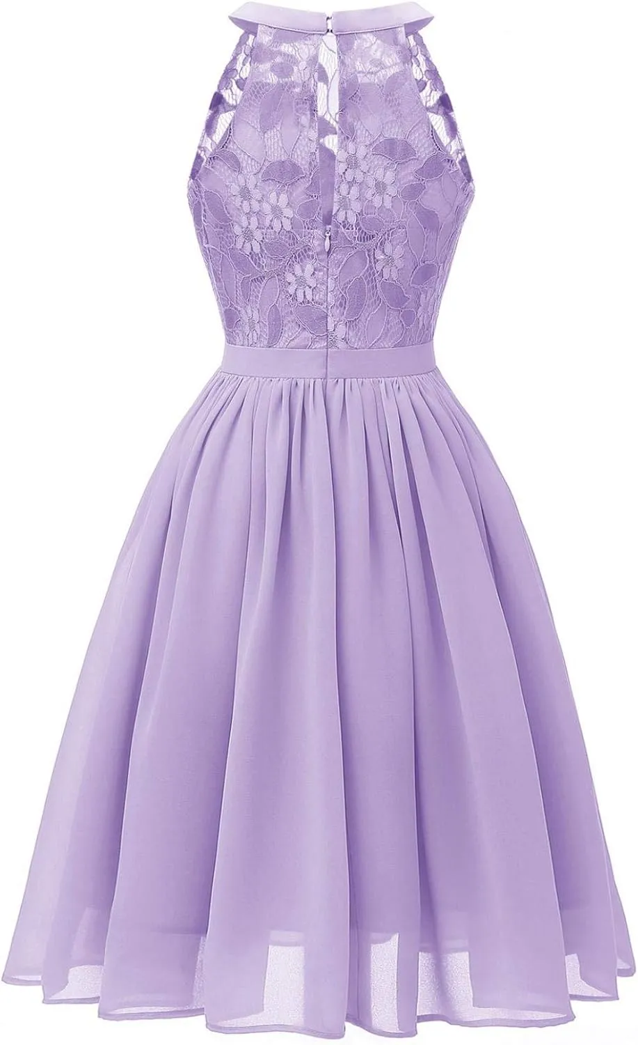 Womens Teen Girls Lace Patchwork Sleeveless Sundress Summer Prom Party Cocktail Mini Skater Dress