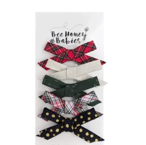 Woodland Winter - Winter Baby Bow Clips
