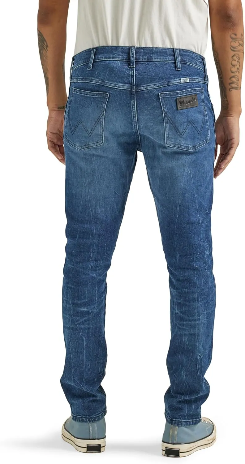 Wrangler Men's Retro Slim Fit Straight Leg Jeans