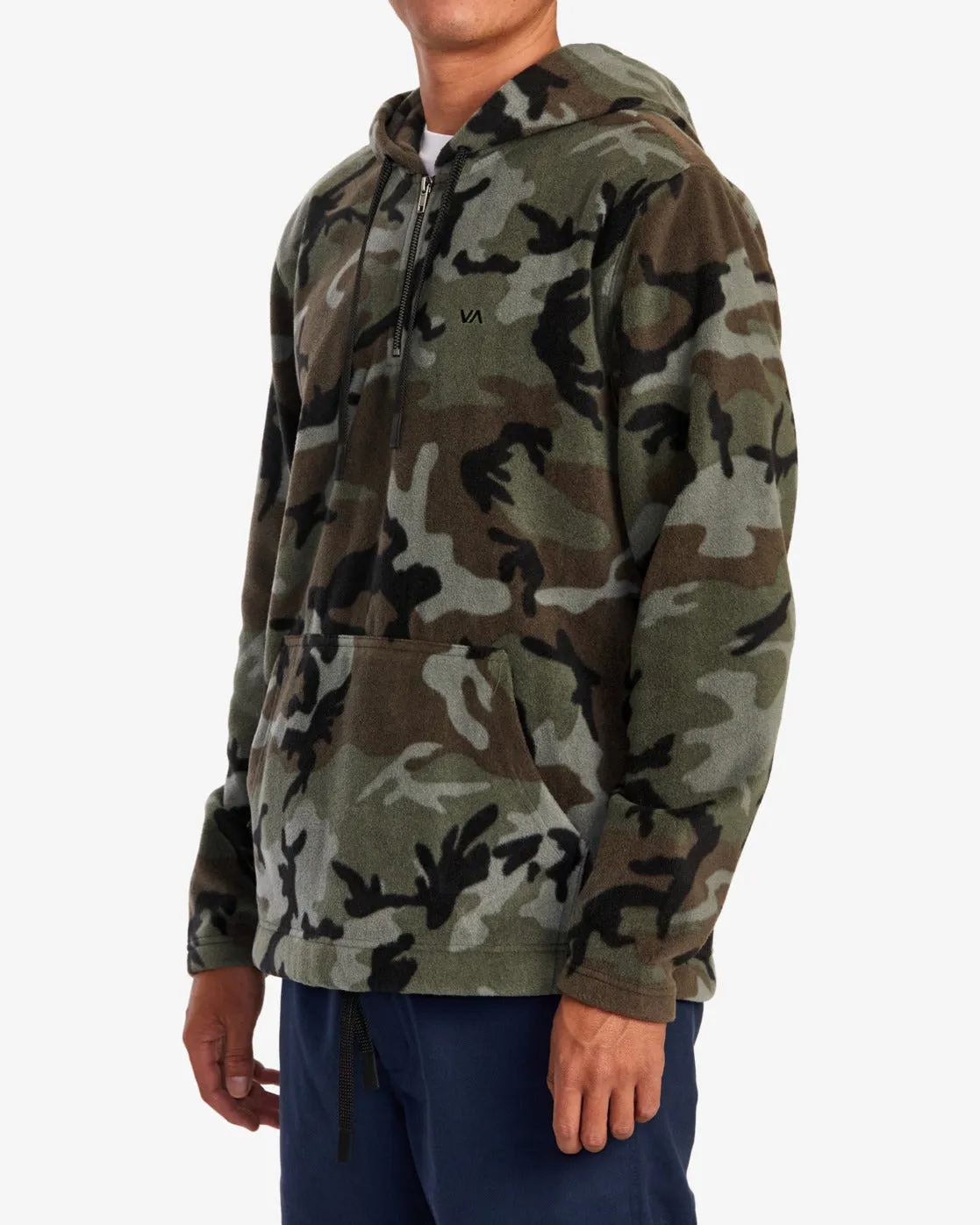 Yukon Quarter Zip Hoodie - Camo