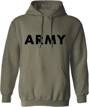 zerogravitee ARMY Hooded Sweatshirt in Military Green