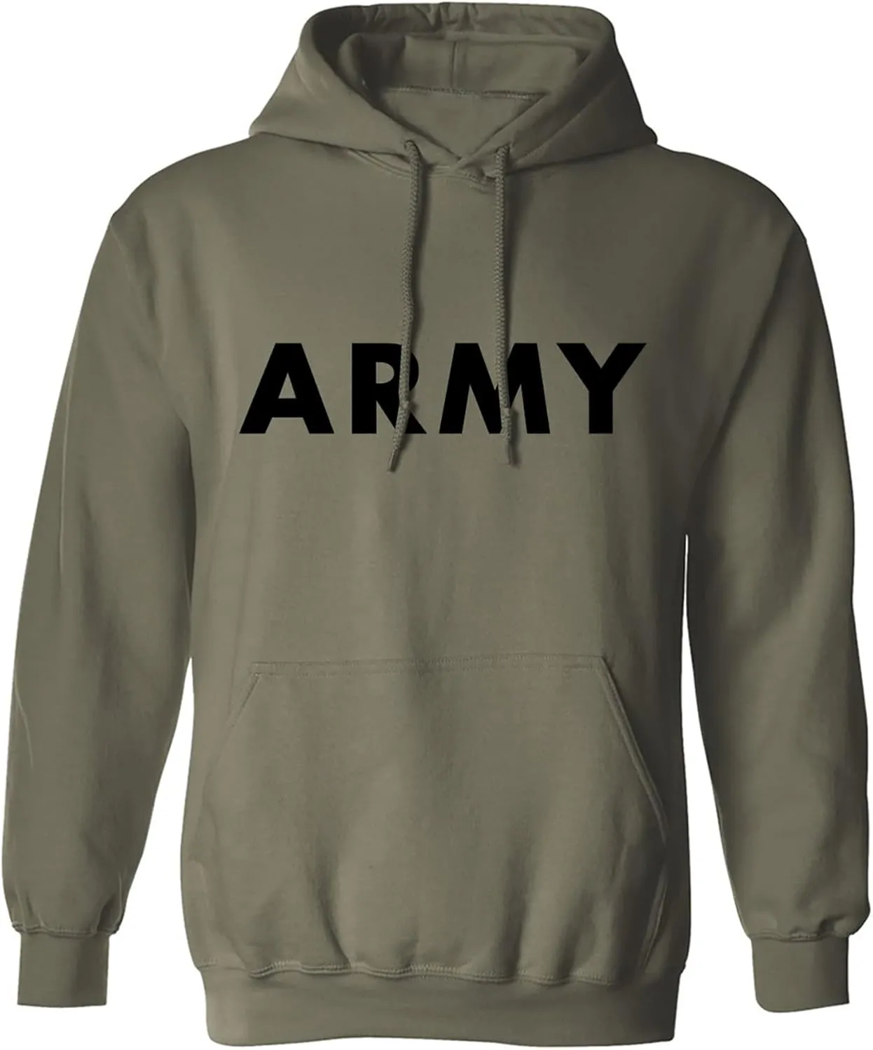 zerogravitee ARMY Hooded Sweatshirt in Military Green