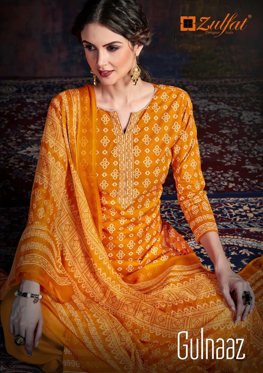 ZULFAT DESIGNER SUITS PRESENTS GULNAAZ SPRING SUMMER DRESS MATERIAL