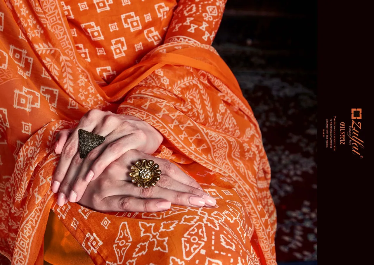 ZULFAT DESIGNER SUITS PRESENTS GULNAAZ SPRING SUMMER DRESS MATERIAL